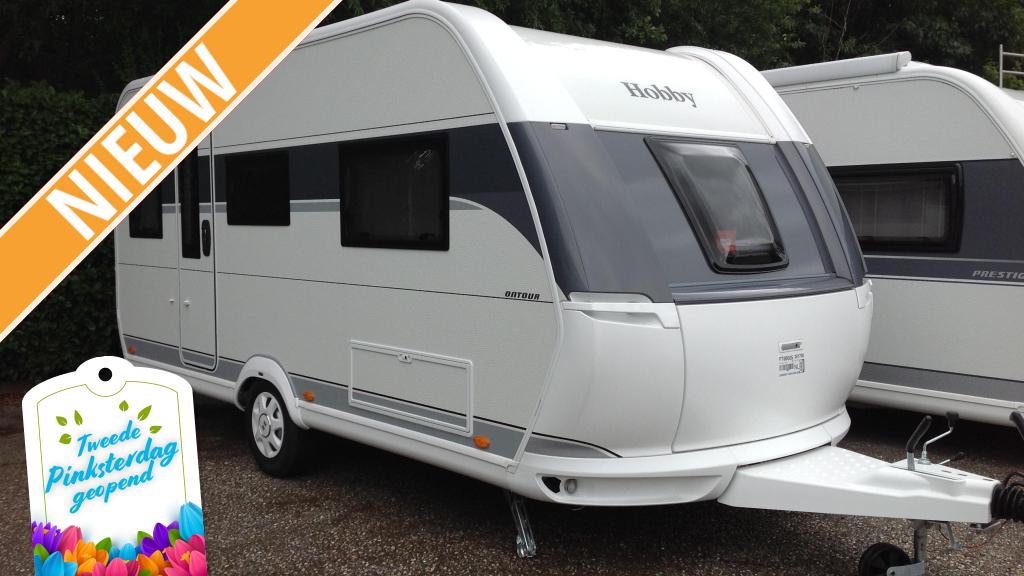 Hobby On Tour 460 DL Speciale inkoop voordeel, Caravans en Kamperen, Schokbreker, Hobby, Treinzit, Tot en met 3