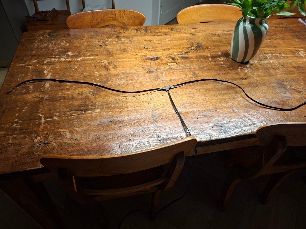 Antennelint dipool FM-lintantenne T-antenne DAB, Ophalen of Verzenden, Zo goed als nieuw, Antenne