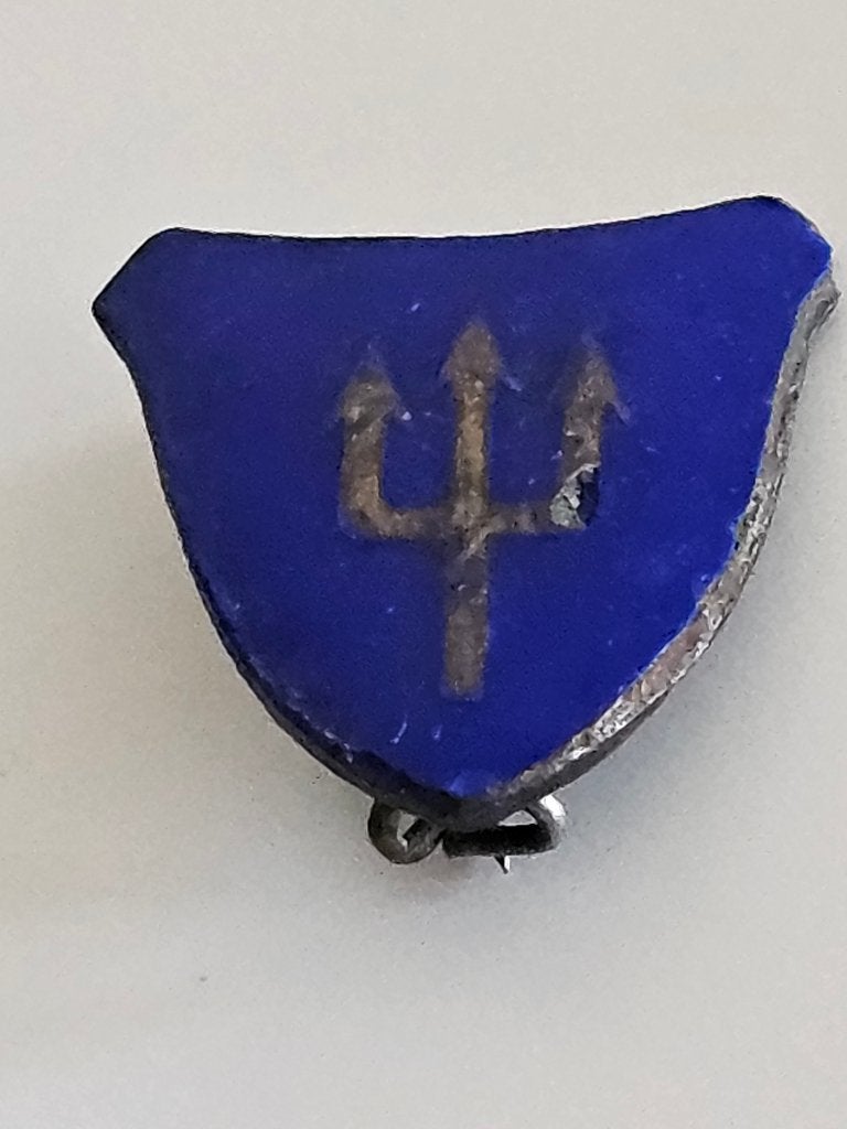 EMBLEEM 3e  DIVISIE  K.N.I.L., Ophalen of Verzenden, Landmacht, Nederland, Embleem of Badge
