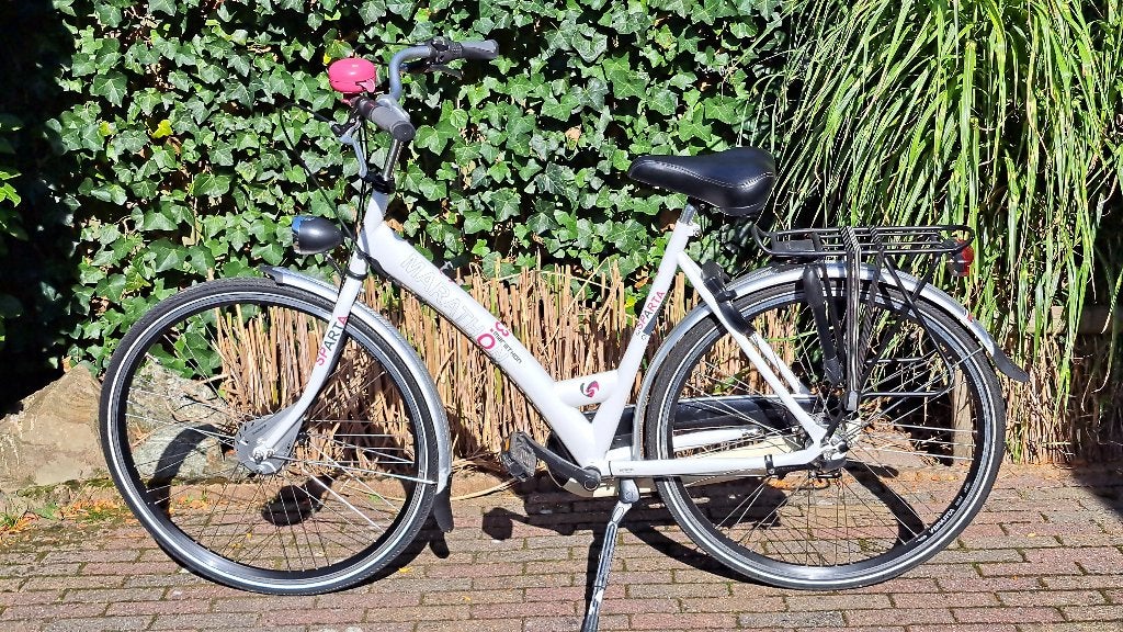 Stoere witte damesfiets van de eerste eigenaar, Ophalen, Sparta, Velgrem, Versnellingen
