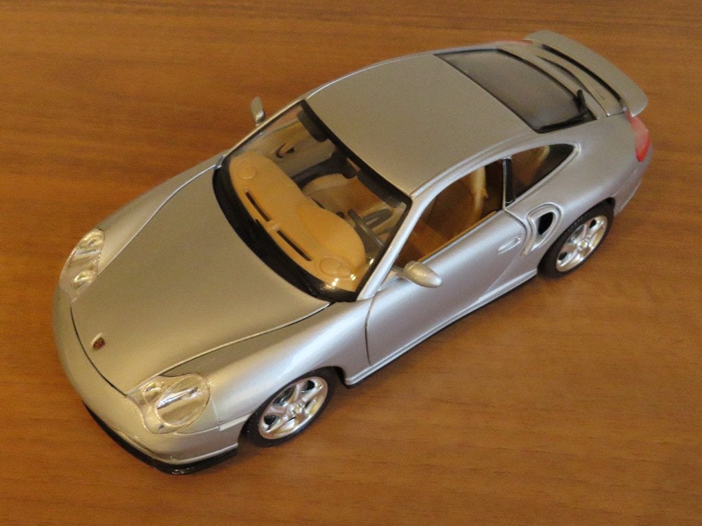 Schaalmodel Porsche 911 Turbo 996 1991 1:18 Bburago, Ophalen of Verzenden, Zo goed als nieuw, Auto, Bburago