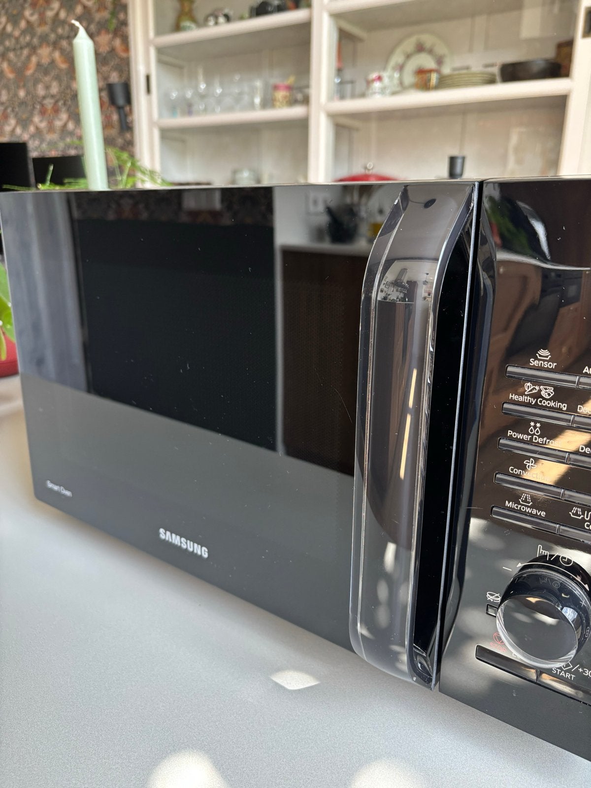 Samsung Combimagnetron - Zo goed als nieuw, Witgoed en Apparatuur, Magnetrons, Ophalen, Combimagnetron, Grill, Zo goed als nieuw