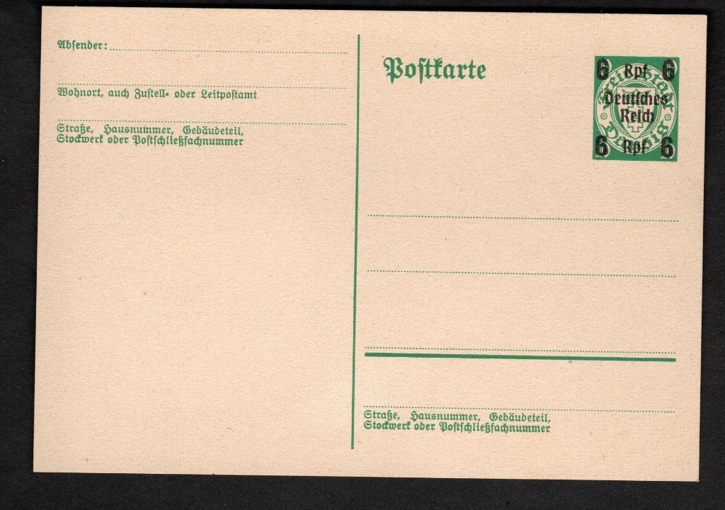 Deutsches Reich 1939 PWS 284 ongebruikt, Ophalen of Verzenden, Briefkaart