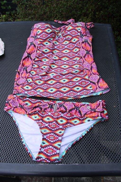 Tankini gekleurd 38 C cup Beachlife broek mt 40 Vaste prijs, Overige typen, Ophalen of Verzenden, Zo goed als nieuw, Overige kleuren