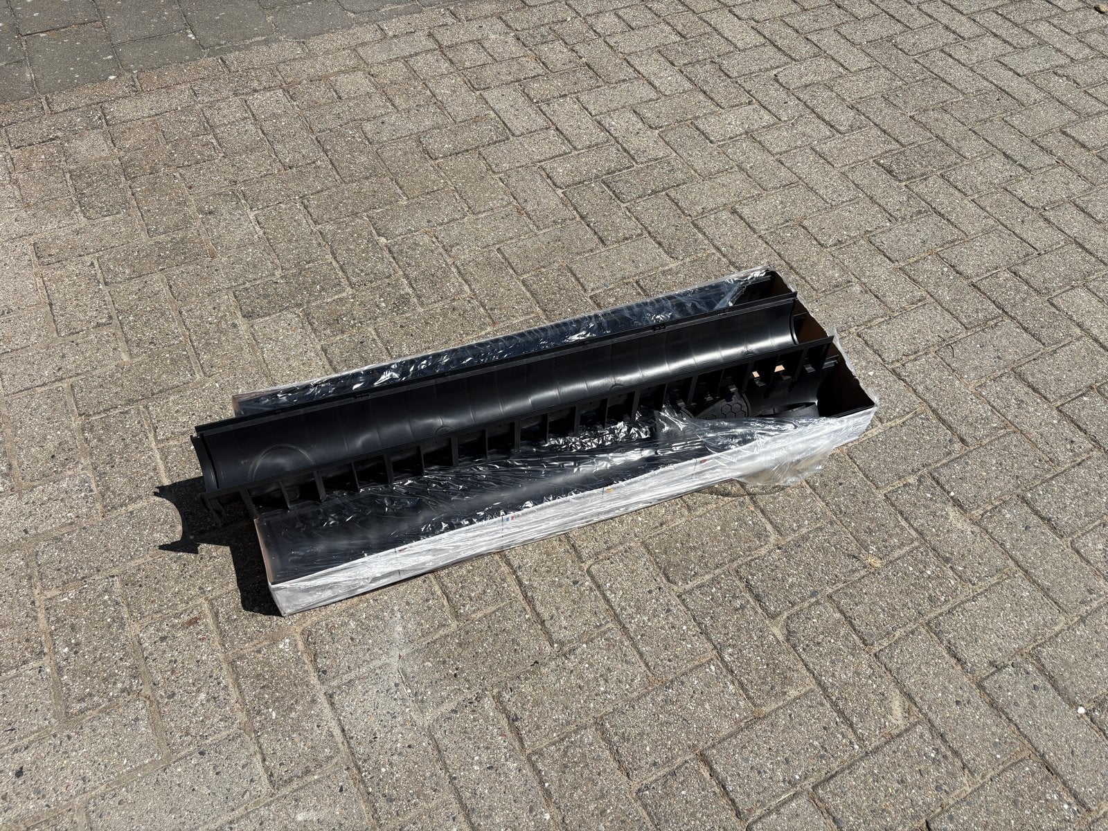 6x Drainagelijn goot zonder deksel, Ophalen, Nieuw, 4 tot 6 meter, 80 mm of meer