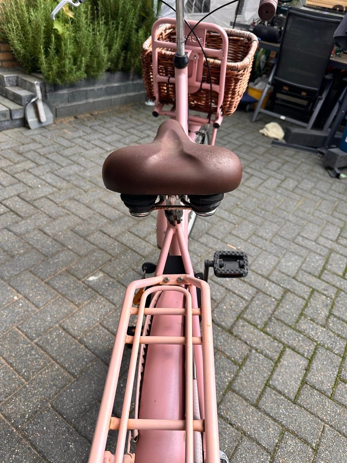 Popal fiets met 3 versnellingen en terugtraprem, Overige merken, Terugtraprem, Gebruikt, Versnellingen