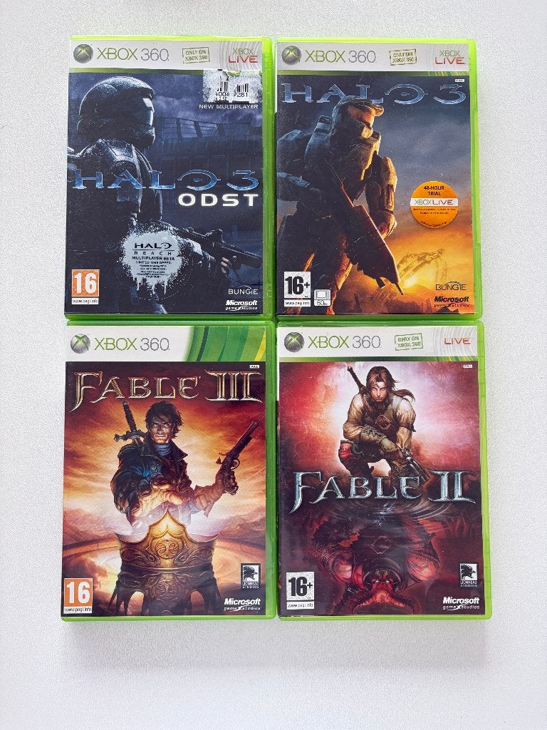 Halo 3 + ODST en Fable II + III – complete Xbox 360-set, 1 speler, Ophalen of Verzenden, Shooter, Vanaf 16 jaar