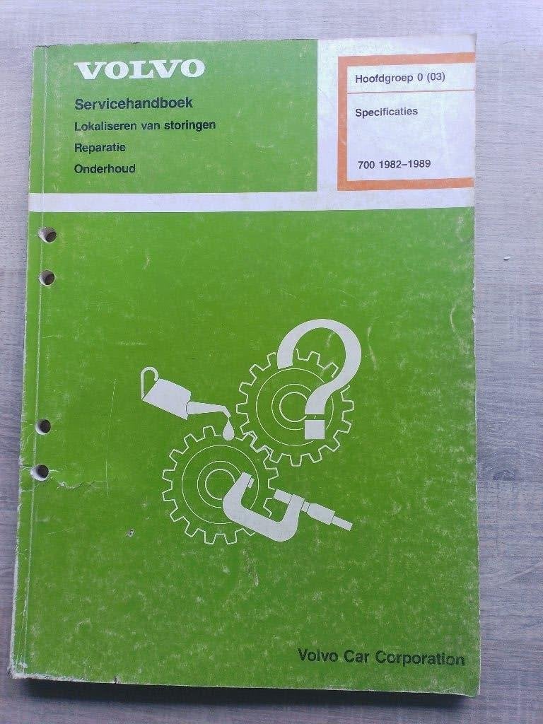 Volvo 740 760 780 dealer werkplaatsboek Specificaties 82-89, Ophalen of Verzenden, Gelezen, Volvo