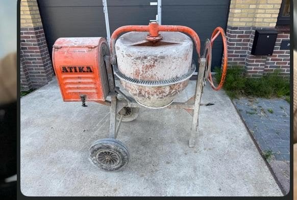 Atika betonmolen cementmolen, Doe-het-zelf en Verbouw, Betonmolens, Ophalen, Gebruikt