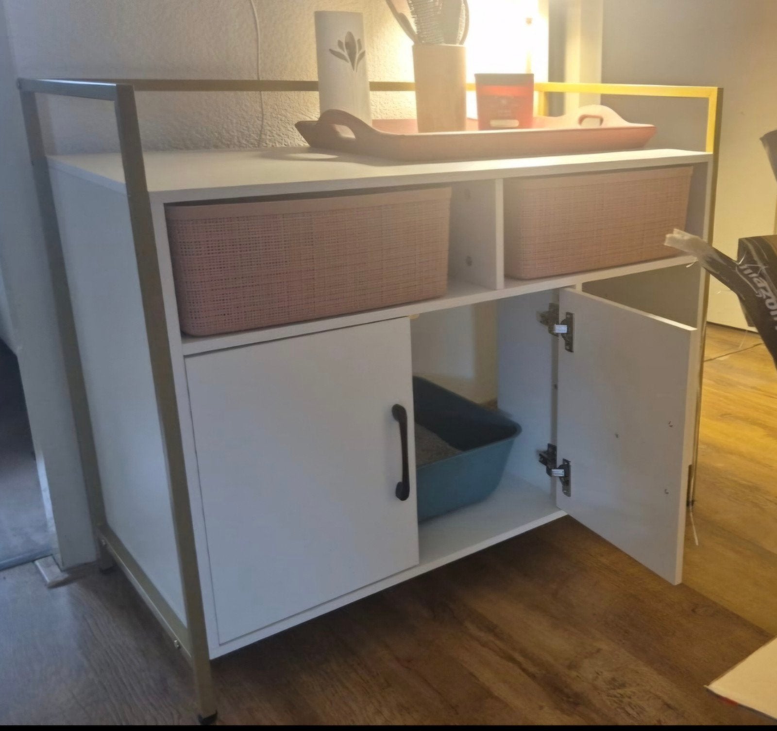 Kast voor kattenbak, Dieren en Toebehoren, Ophalen, Nieuw