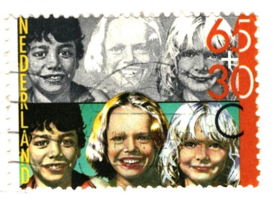 988468 Lisse 1981 Keukenhof zegel Integratie onder vrienden, Ophalen of Verzenden, 1980 tot heden, Gelopen, Zuid-Holland