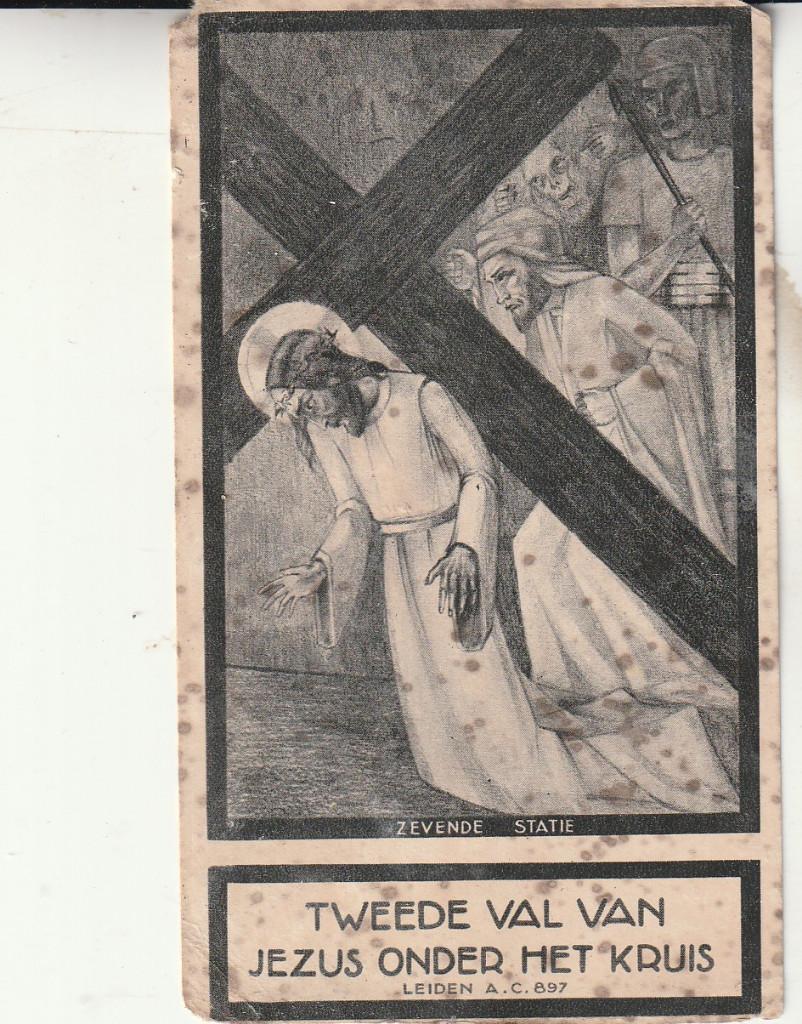 Bidprentje Grada maria Sanders 1874-1946, Ophalen of Verzenden, Bidprentje
