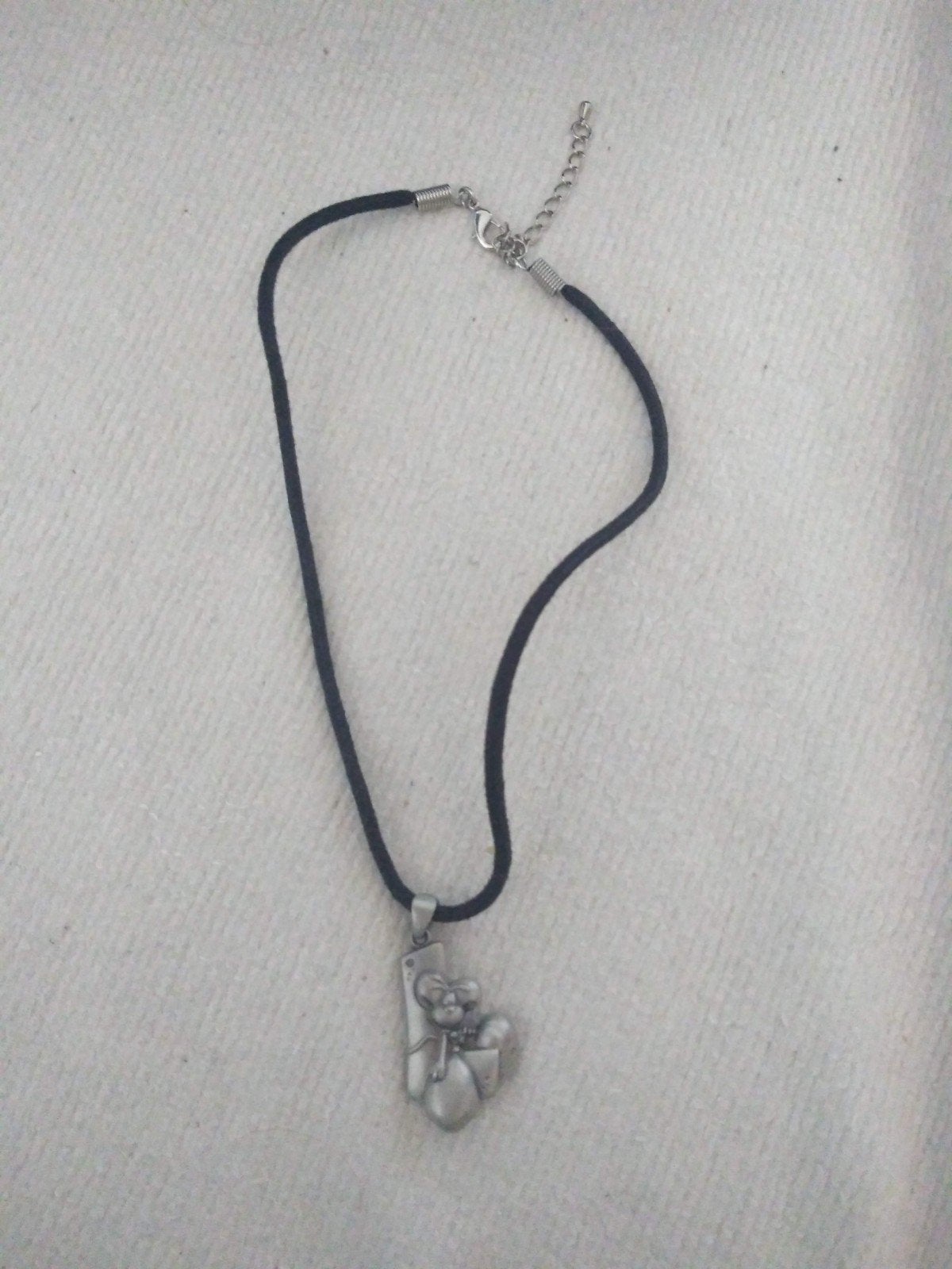 Ketting met hanger Diddle letter L, Overige materialen, Zwart, Zo goed als nieuw, Ophalen
