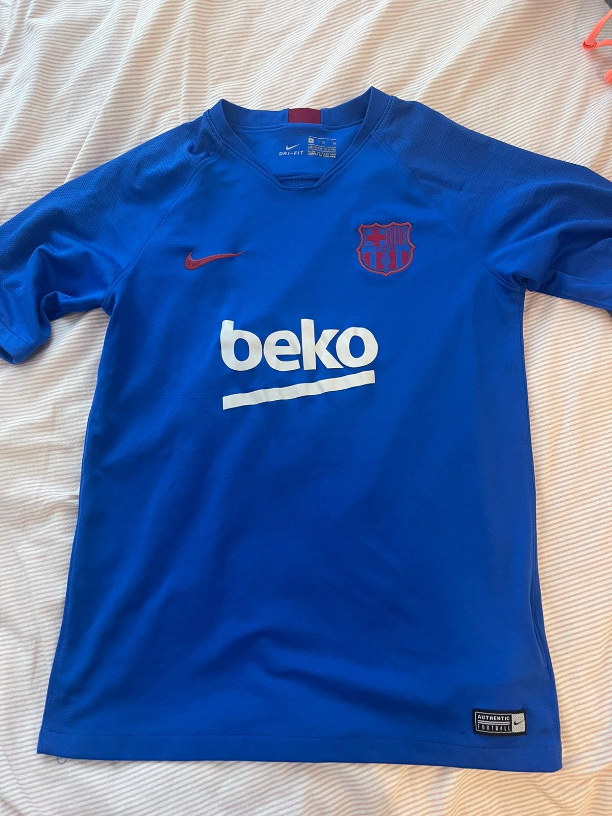 FC barcelona t shirt 164, Ophalen of Verzenden, Zo goed als nieuw, Jongen of Meisje