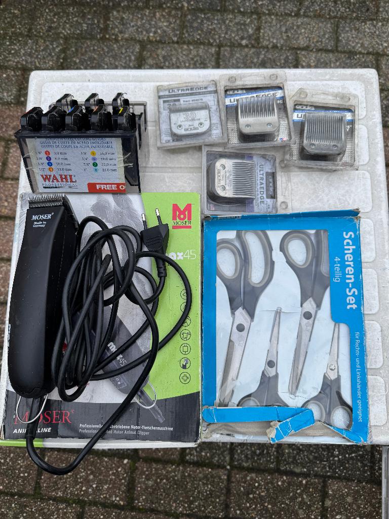Honden trim tondeuse set compleet, Ophalen of Verzenden, Gebruikt