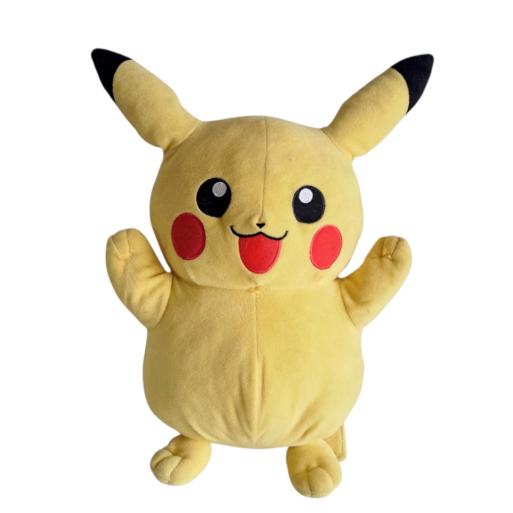 Grote vintage Pikachu knuffel 2011 ca 50 cm Tomy 2605, Overige merken, -, Geel, -