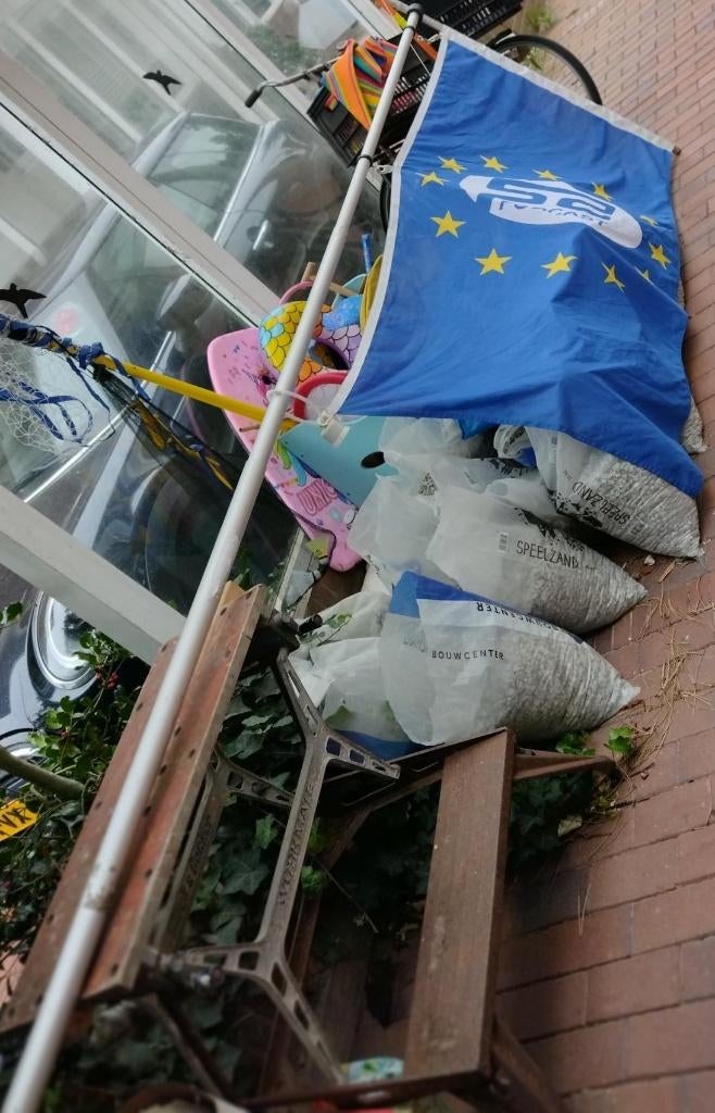 Beachflag telescopic poles promotie, Ophalen of Verzenden, Zo goed als nieuw