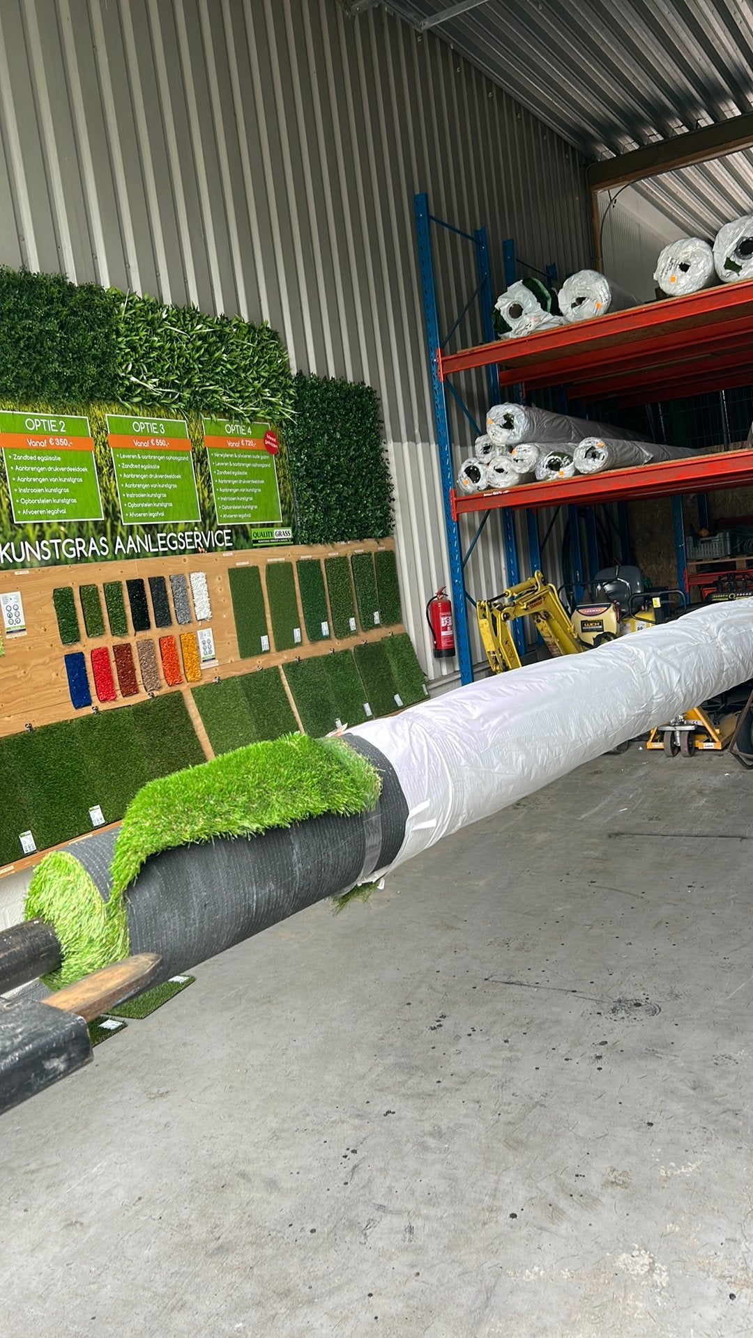 Kunstgras 45mm 4,20x4, Ophalen, Nieuw, 10 tot 20 m², Kunstgras