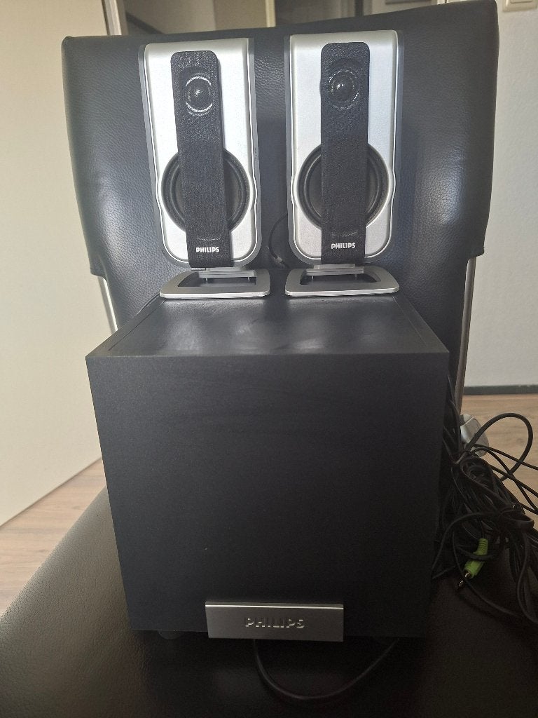 stereo, Gebruikt, Microset, Speakers, Ophalen