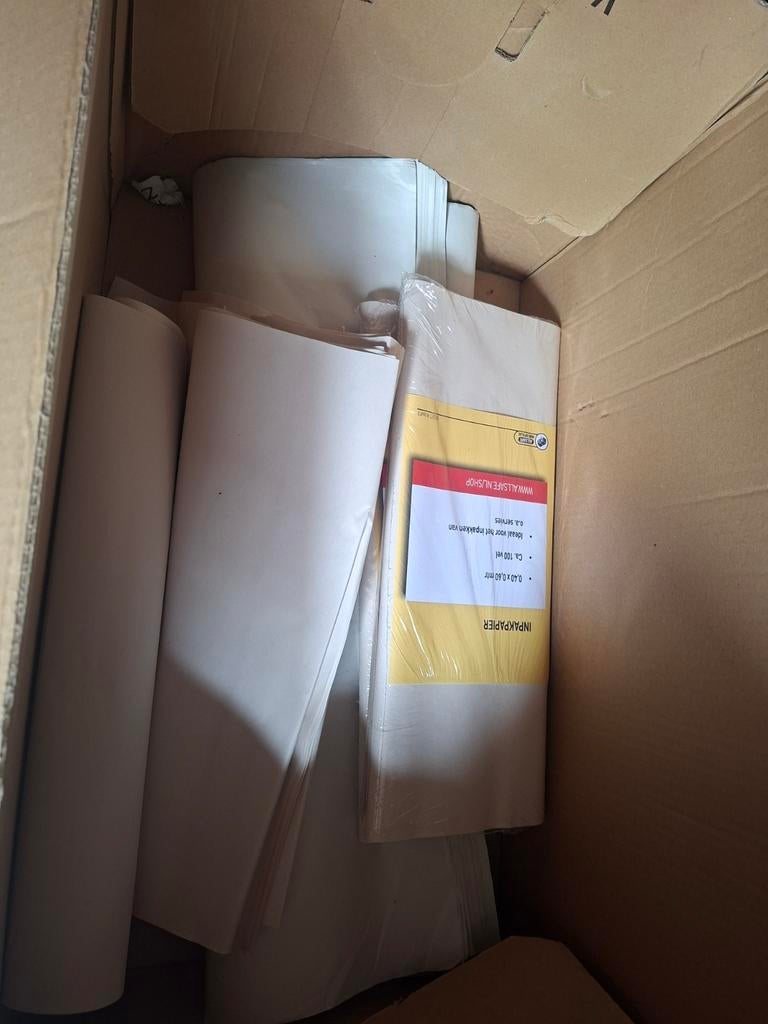 Inpakpapier voor verhuizen, Ophalen