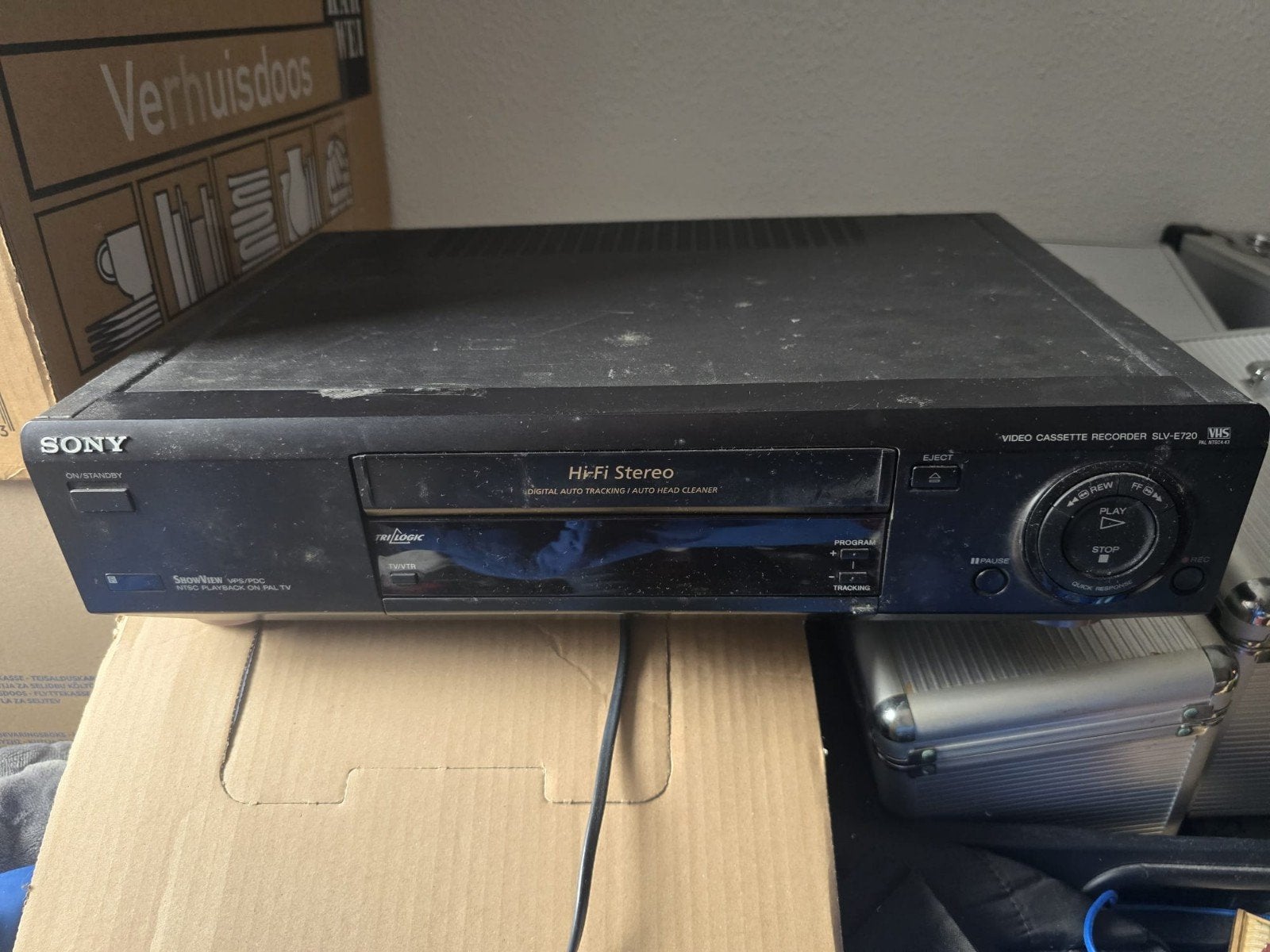 Oude VHS recorder, Audio, Tv en Foto, Videospelers, Ophalen, Gebruikt, VHS-speler of -recorder