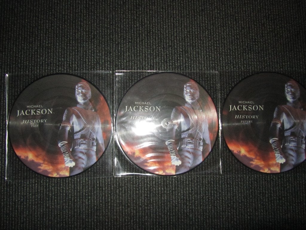 3LP Picture Disc Michael Jackson HIStory Past Present Future, Cd's en Dvd's, Vinyl | Pop, LP, Pop, Picture disc, Ophalen of Verzenden