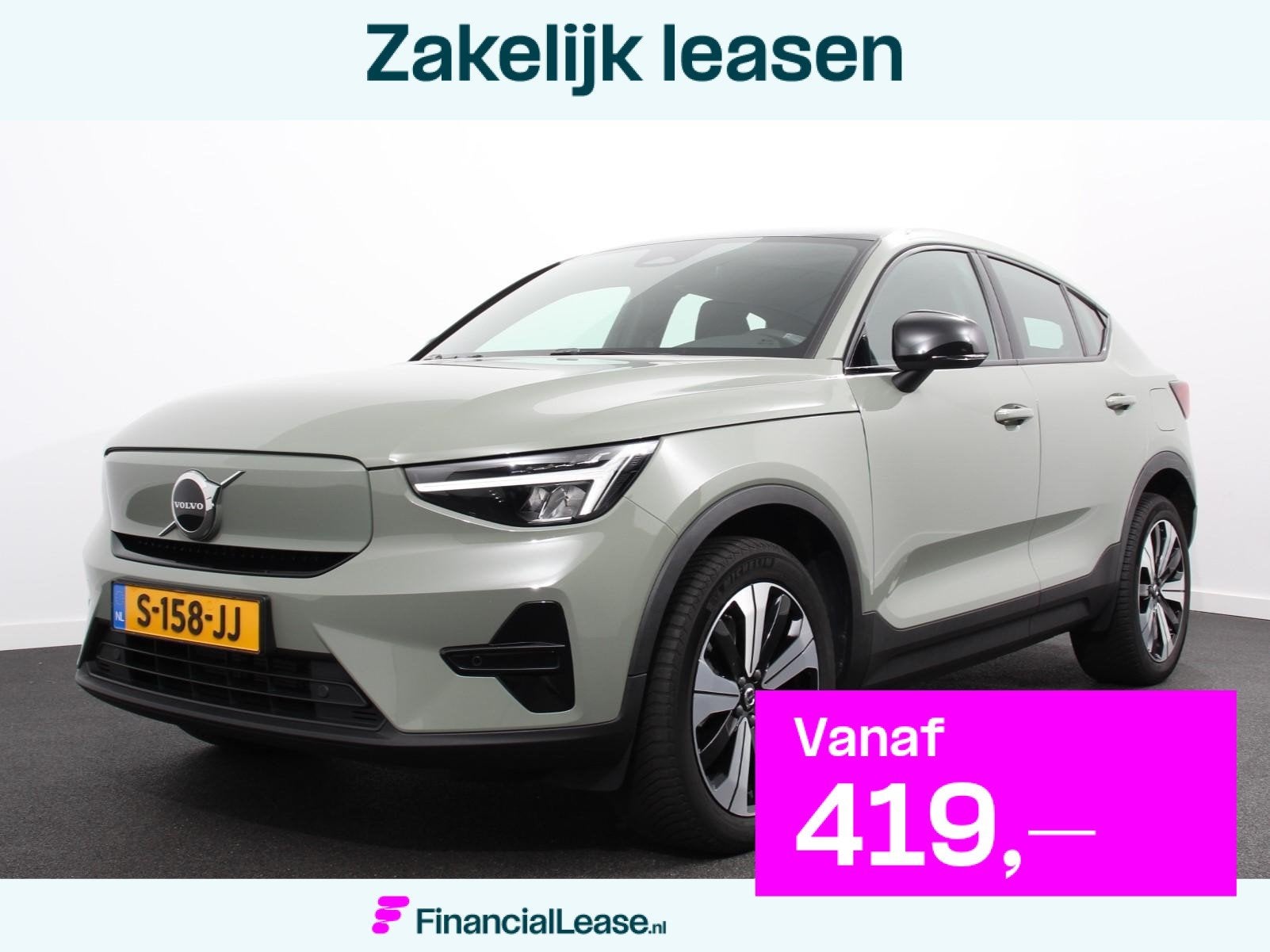 Volvo C40 Single Motor Plus 69 kWh Panoramadak Navigatie Cam, Automaat, Automatische klimaatregeling, Gebruikt, 90 €/maand