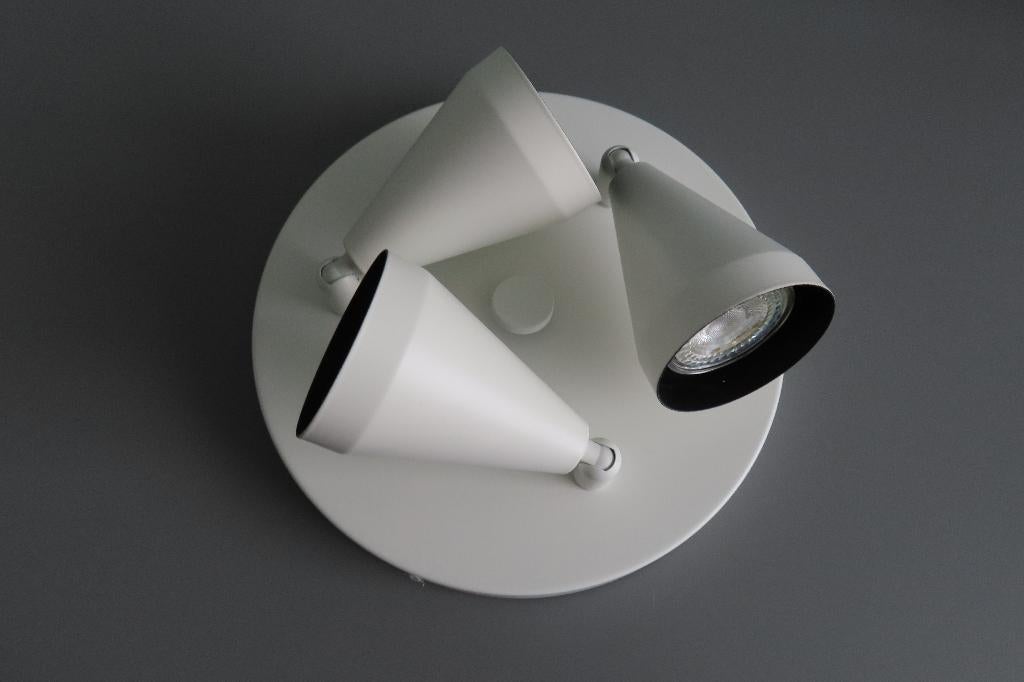NÄVLINGE Plafondspot met 3 spots, wit, Ophalen of Verzenden, Zo goed als nieuw, Metaal of Aluminium, Halogeen