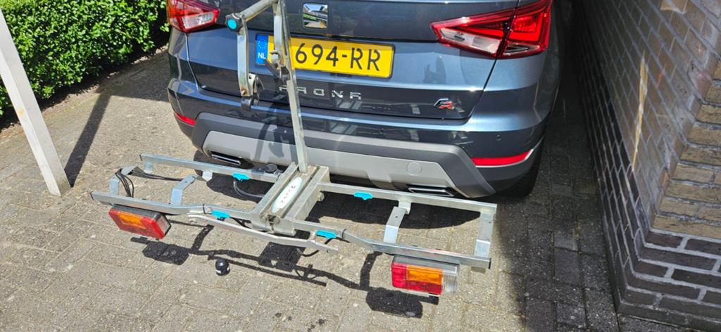 Multa Trekhaak Fietsendrager voor 2 fietsen, Auto diversen, Fietsendragers, Gebruikt, Trekhaakdrager, Ophalen of Verzenden