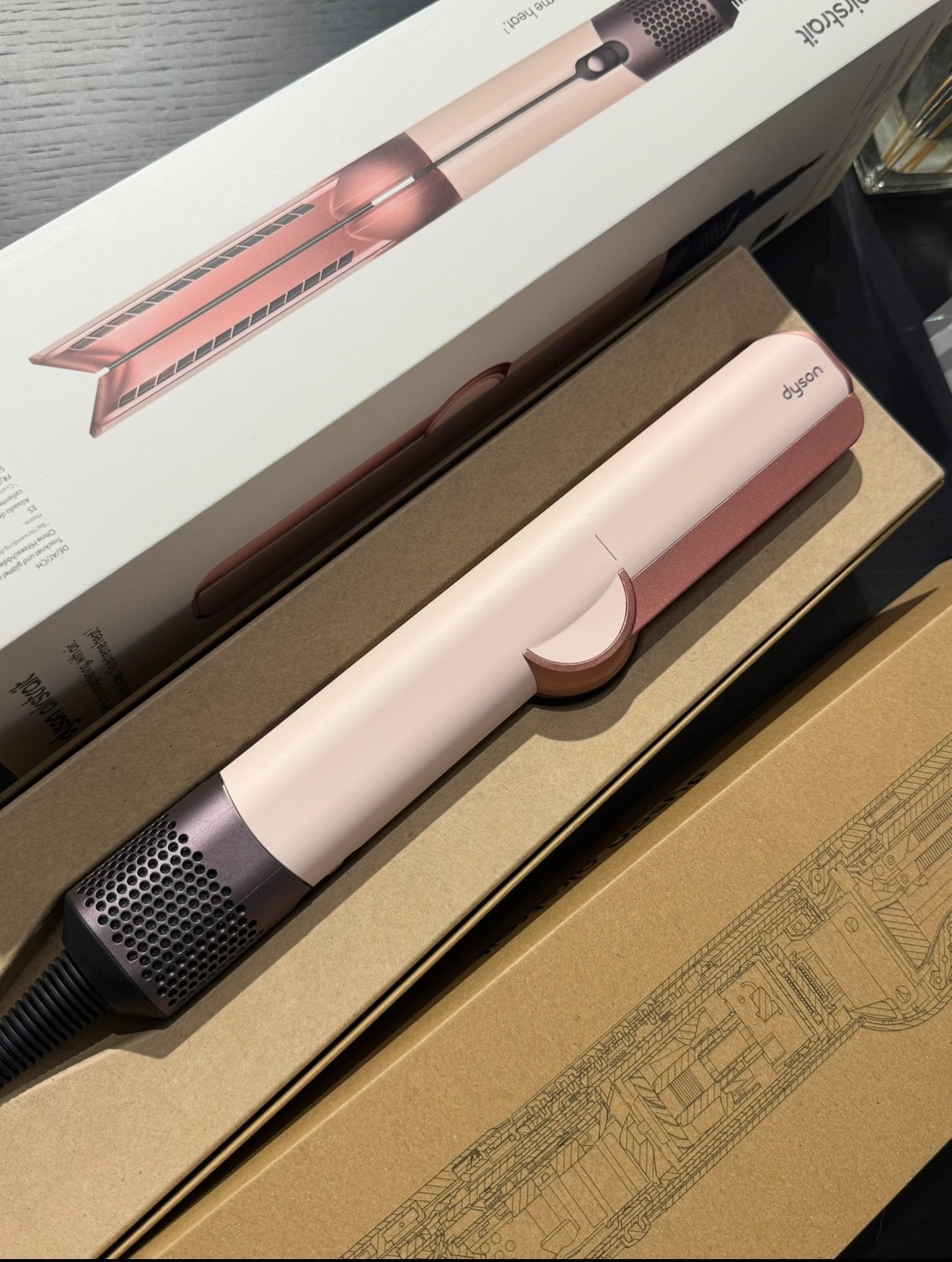 DYSON Airstrait - Ceramic Pink Stijltang Roze / VASTE PRIJS!, Sieraden, Tassen en Uiterlijk, Uiterlijk | Haarverzorging, Ophalen of Verzenden