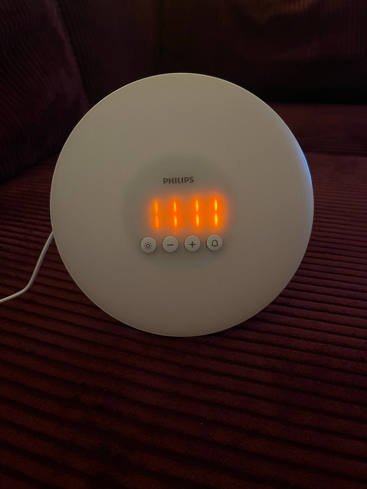 Philips Wake-Up Light HF3500 Wekker met licht, Ophalen, Zo goed als nieuw, Digitaal