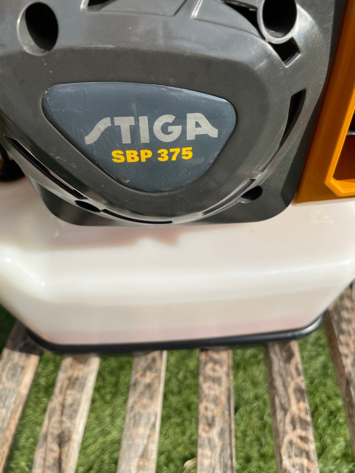 Stiga SBP 375 Bladblazer - Zo goed als nieuw, Ophalen, Zo goed als nieuw, Benzine, Ruggedragen