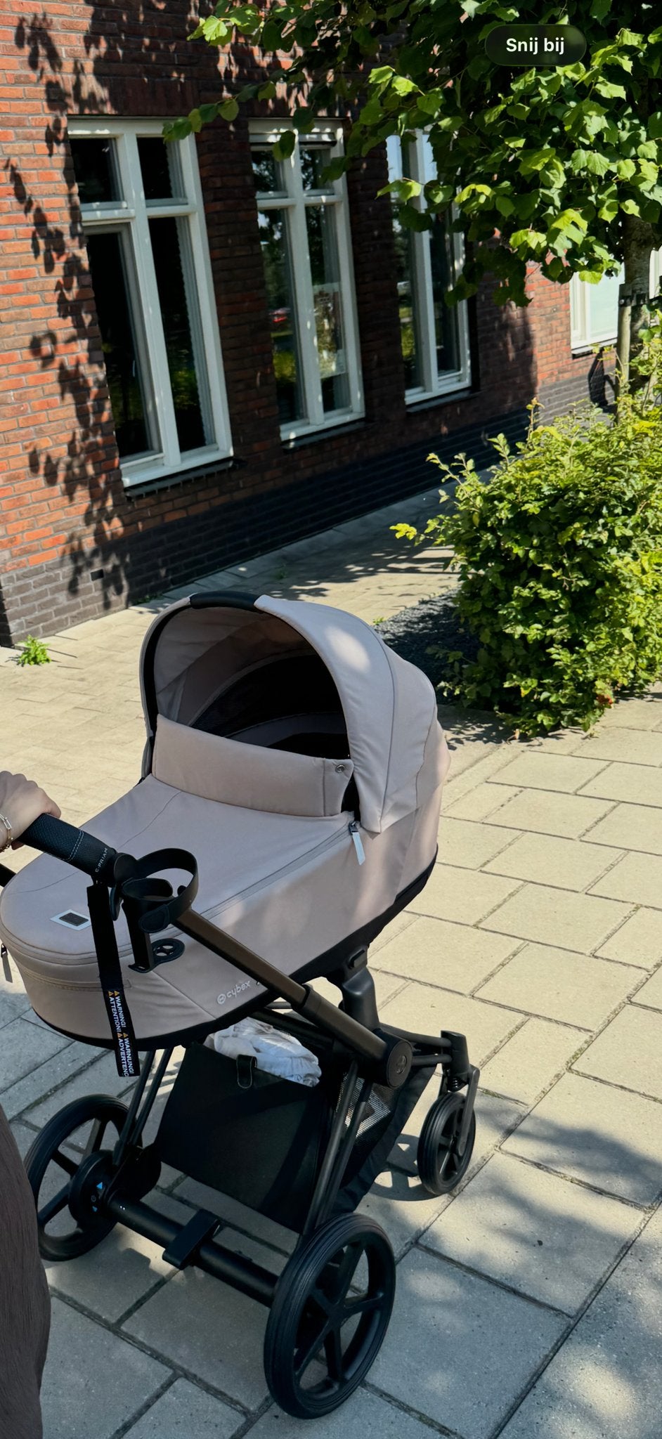 Cybex E Priam elektrische kinderwagen met reiswieg en zitje