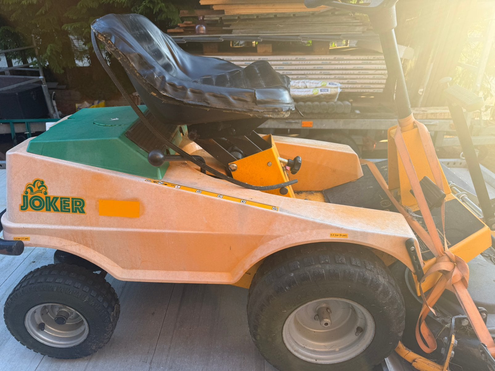 Stiga Villa met kapotte motor, Ophalen of Verzenden, Zo goed als nieuw