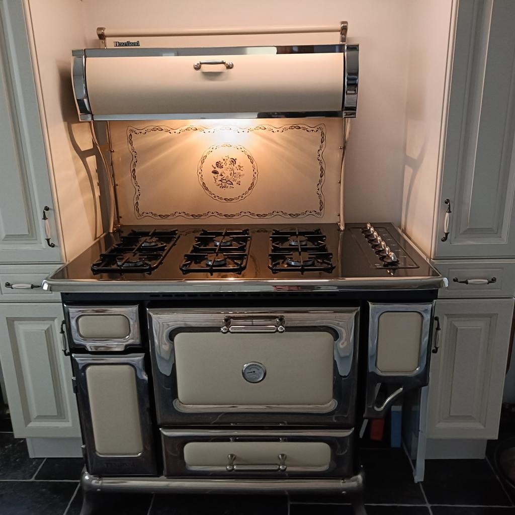 Heartland 5200E/EC gas fornuis, Witgoed en Apparatuur, Fornuizen, Ophalen, 60 cm of meer, Gas, Vrijstaand