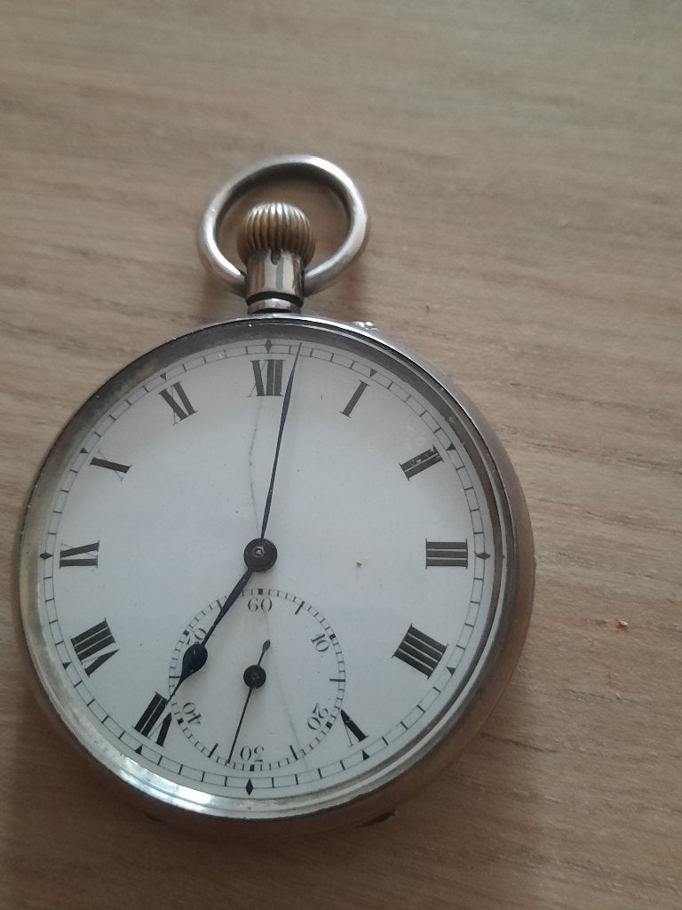 Sterling zakhorloge, Antiek en Kunst, Ophalen of Verzenden, Zilver