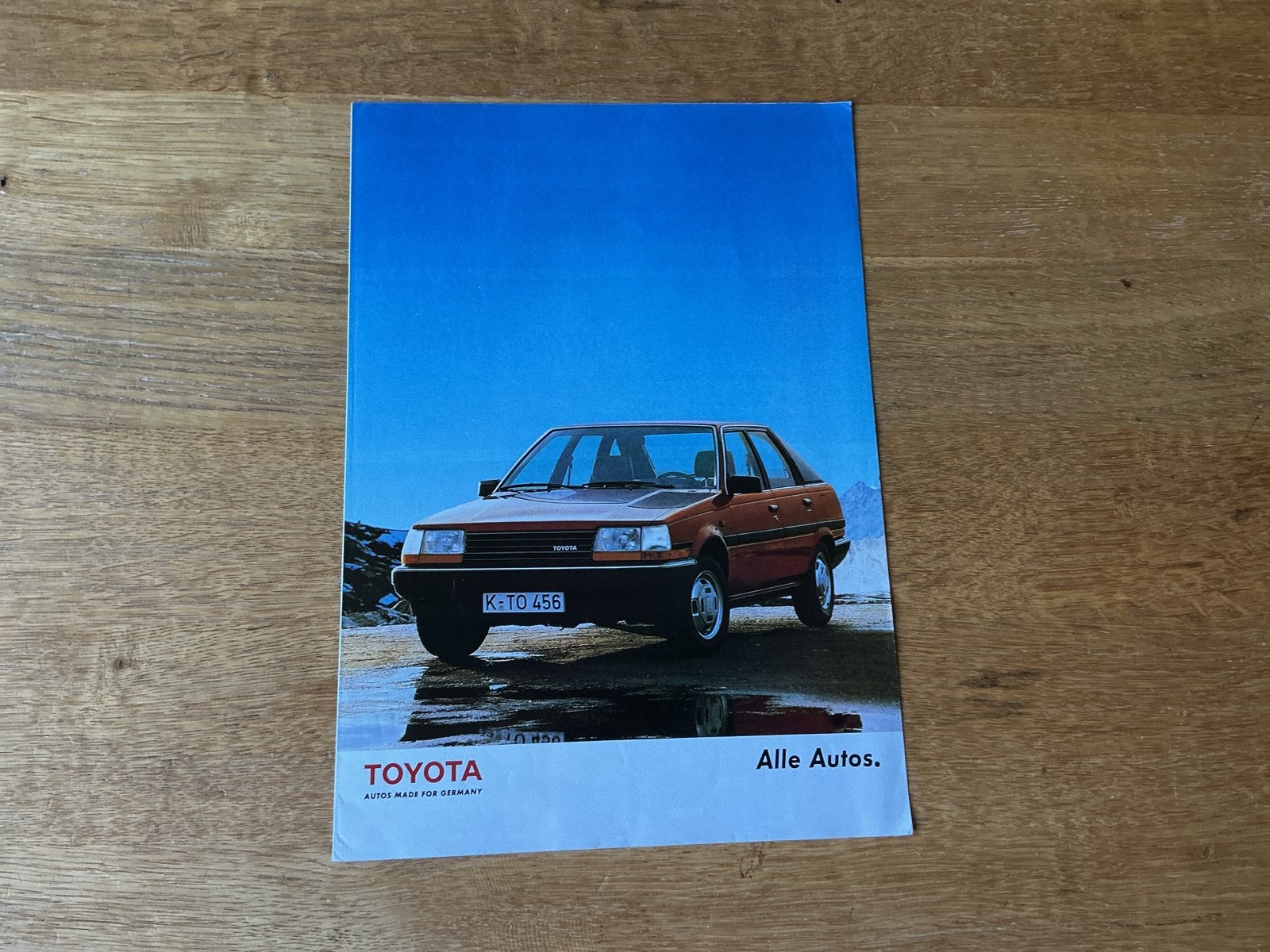 Toyota Alle Autos Folder uit 1983 - Zeldzaam, Ophalen of Verzenden, Gelezen