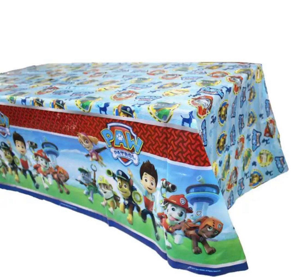 Paw Patrol plastic wegwerp tafelkleed, Hobby en Vrije tijd, Ophalen of Verzenden, Nieuw, Versiering, Verjaardag