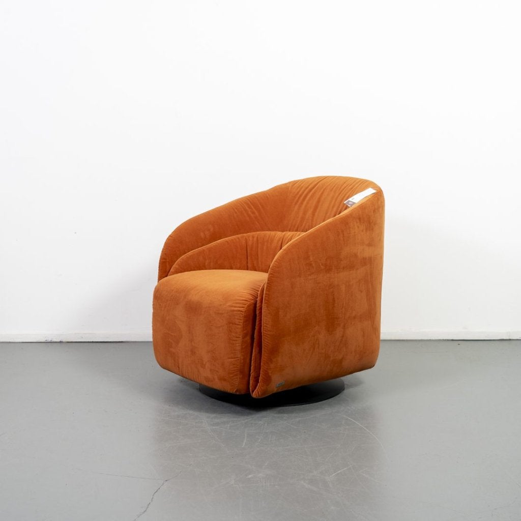 Natuzzi Botao Fauteuil Oranje Stof, Niet ingevuld, Nieuw, Niet ingevuld, Niet ingevuld