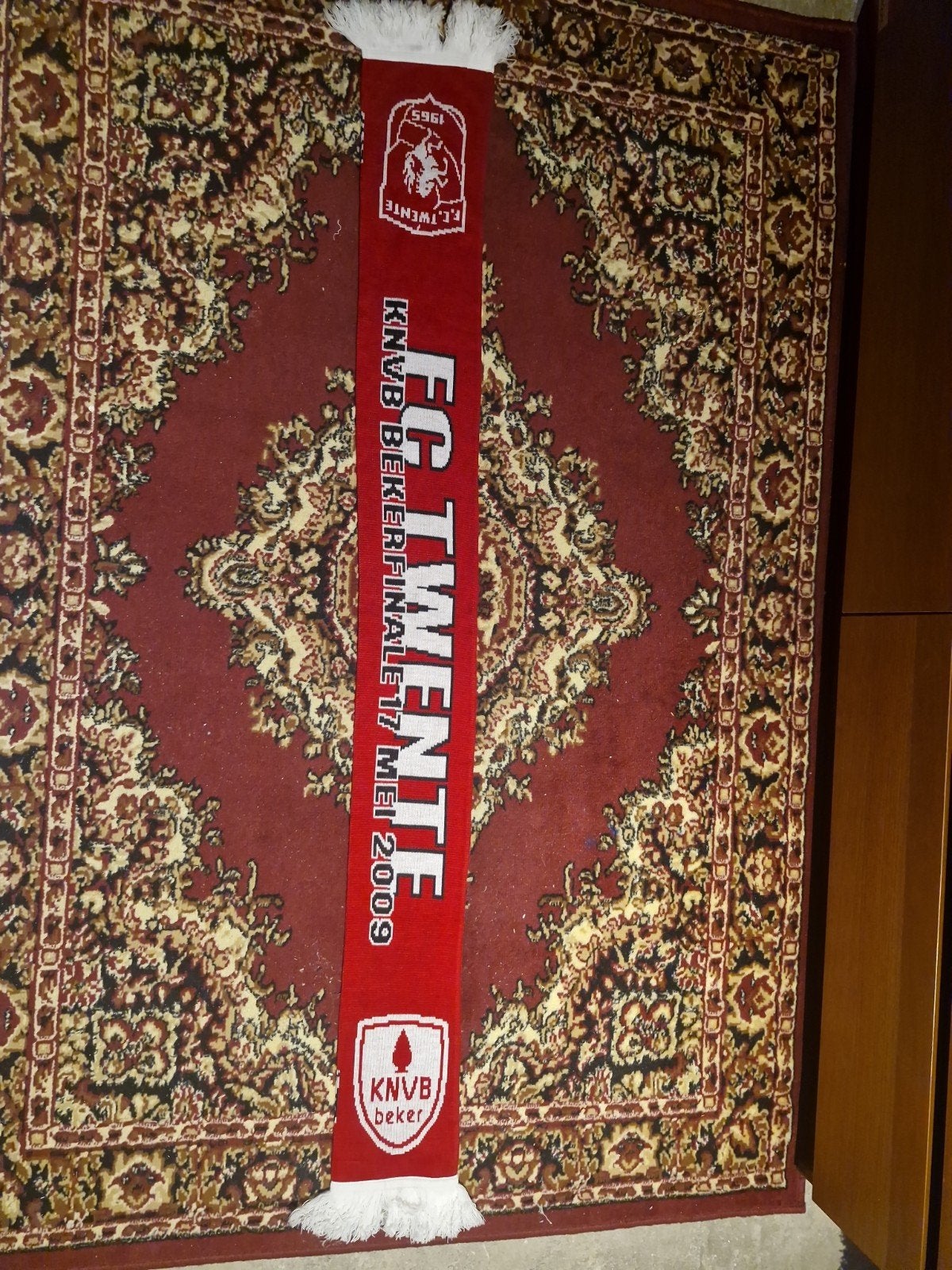 FC Twente sjaal - KNVB Bekerfinale 2009, Ophalen of Verzenden, Zo goed als nieuw, Clubaccessoires