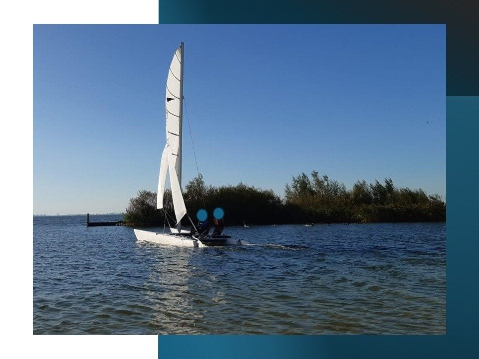 Dart 18 catamaran (1995) inclusief trailer en cattrack, Watersport en Boten, Ophalen, Zo goed als nieuw, Overige modellen, Dart