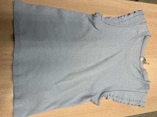Dames kleding, Blauw, Korte mouw, Gedragen, Page One