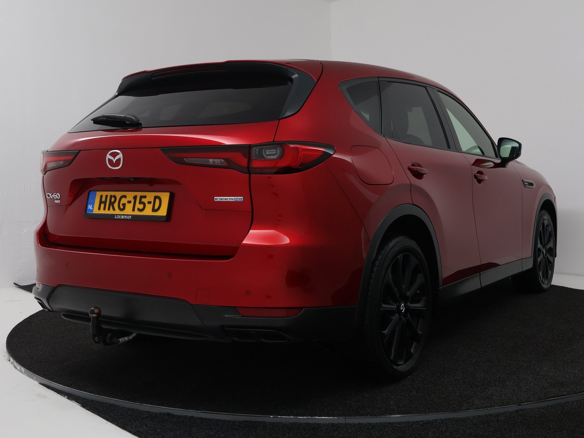 Mazda CX-60 2.5 e-SkyActiv PHEV Homura Plus | Panoramadak |, Auto's, Gebruikt, 4 cilinders, 2500 kg, Bedrijf