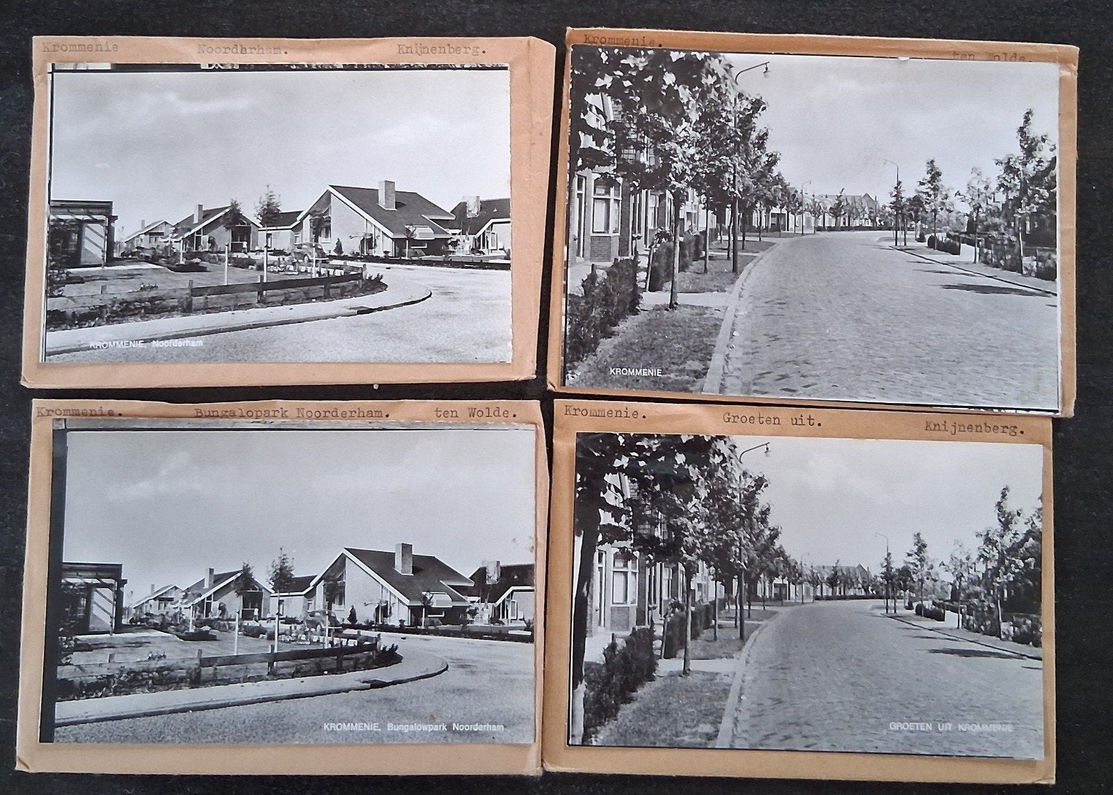 Krommenie, 11 x glasplaat JosPe, 2 x zelfde 2 opdrachtgevers, Ophalen, 1960 tot 1980, Ongelopen, Noord-Holland