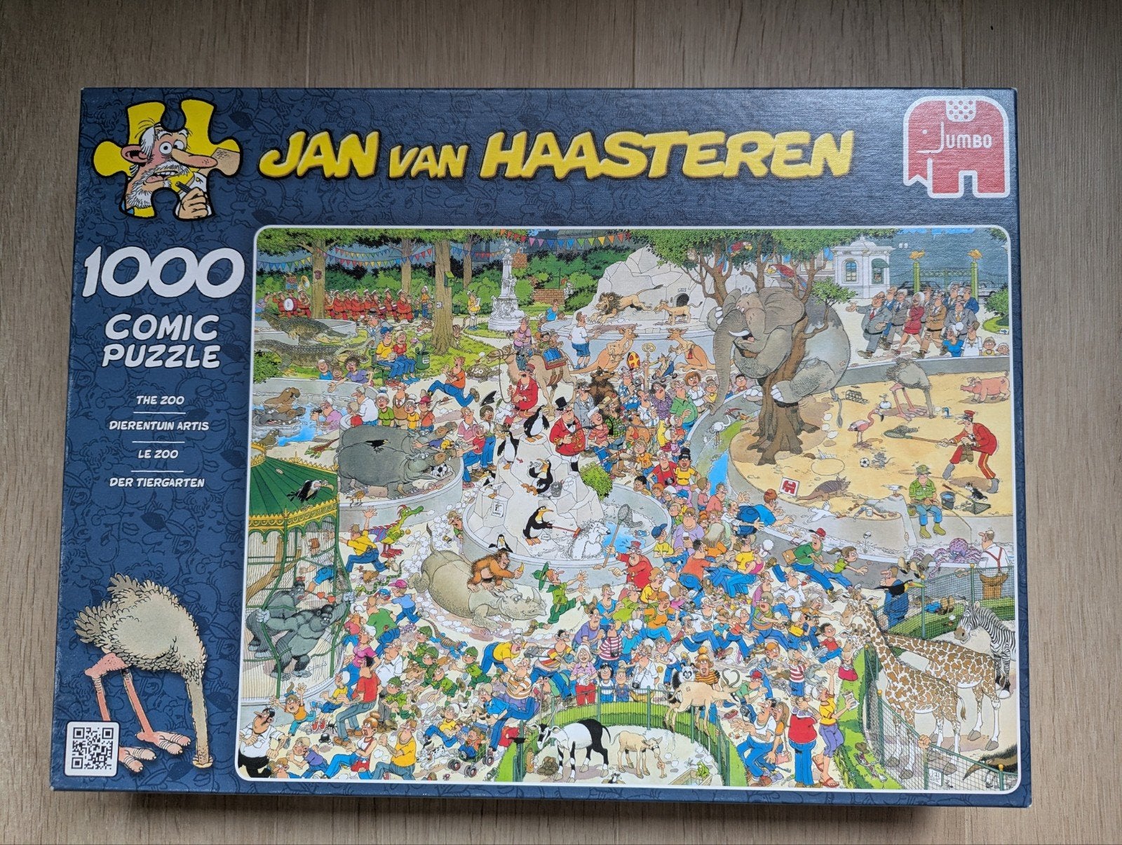 Van Haasteren 1000st - Dierentuin Artis ruilen mogelijk, Ophalen, 500 t/m 1500 stukjes, Zo goed als nieuw