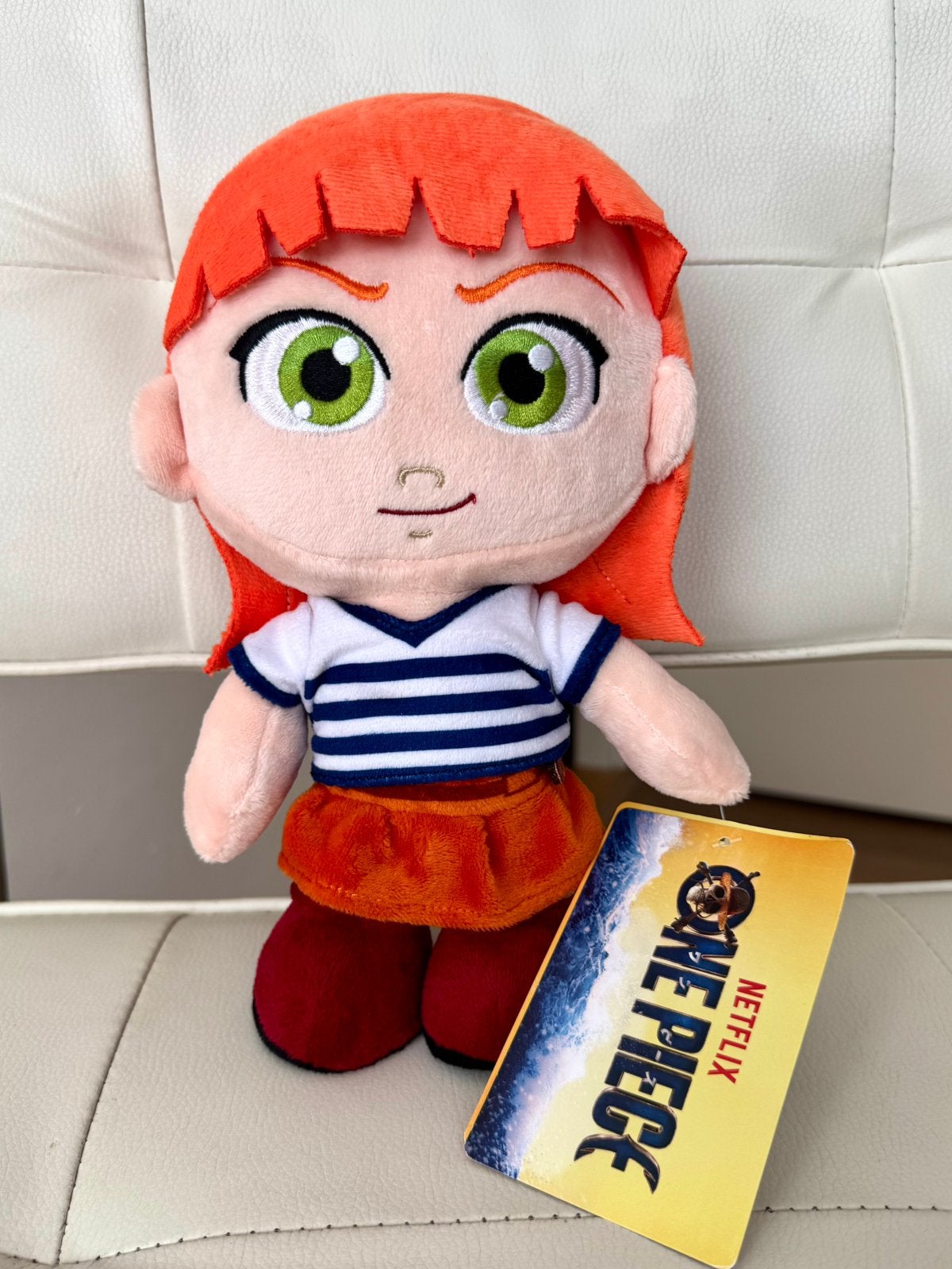 One Piece Nami Live Action Pluche Knuffel (Netflix) Nieuw, Overige merken, Overige typen, Nieuw, Verzenden