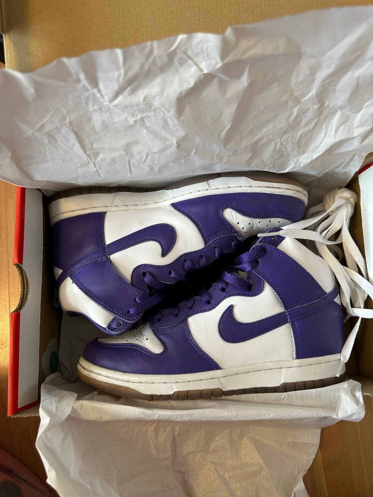 Nike Dunk High SP 'Varsity Purple', Ophalen of Verzenden, Zo goed als nieuw, Overige kleuren, Sneakers of Gympen