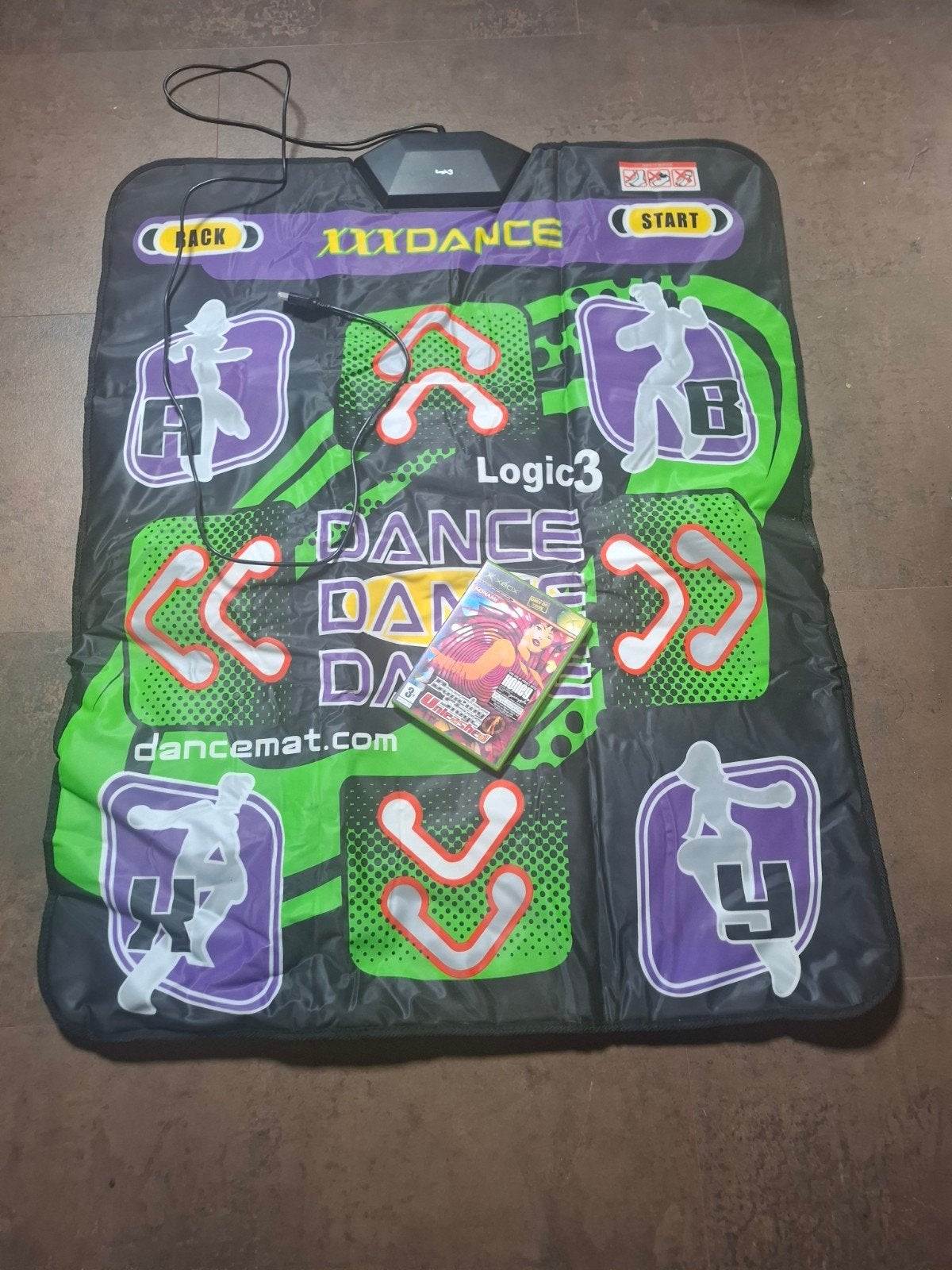 Logic3 XXXDance Dancemat met Dance Dance Revolution spel, Spelcomputers en Games, Games | Xbox Original, Gebruikt, Muziek, 1 speler