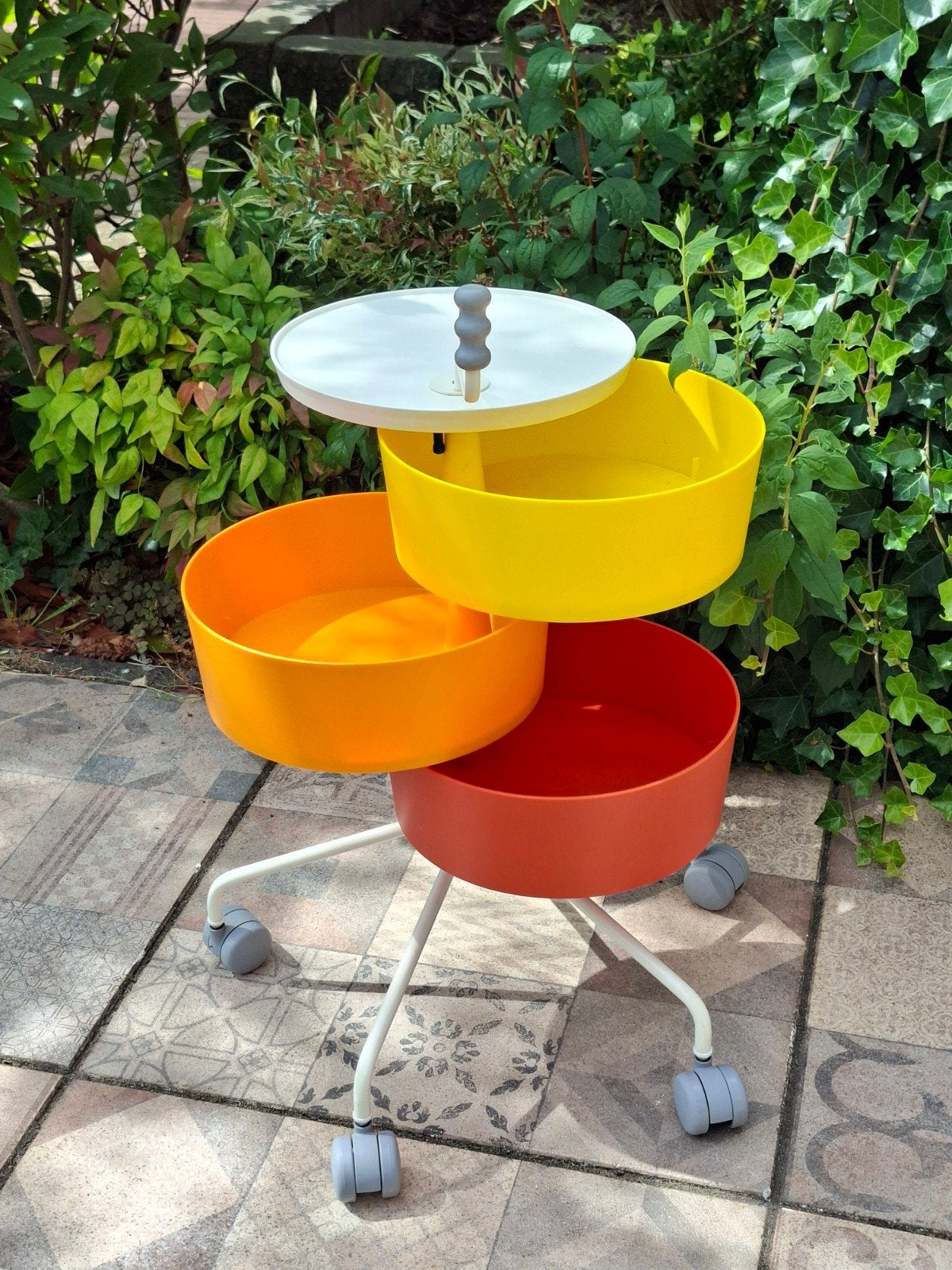 Vintage Ikea Maria Hedensjö trolley, Ophalen of Verzenden, Rechthoekig, Minder dan 55 cm, 60 cm of meer