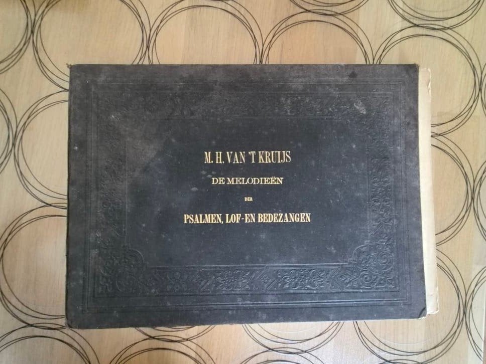 Antiek Koraalboek: De Melodieën der Psalmen, Lof- en Bedez., Ophalen of Verzenden